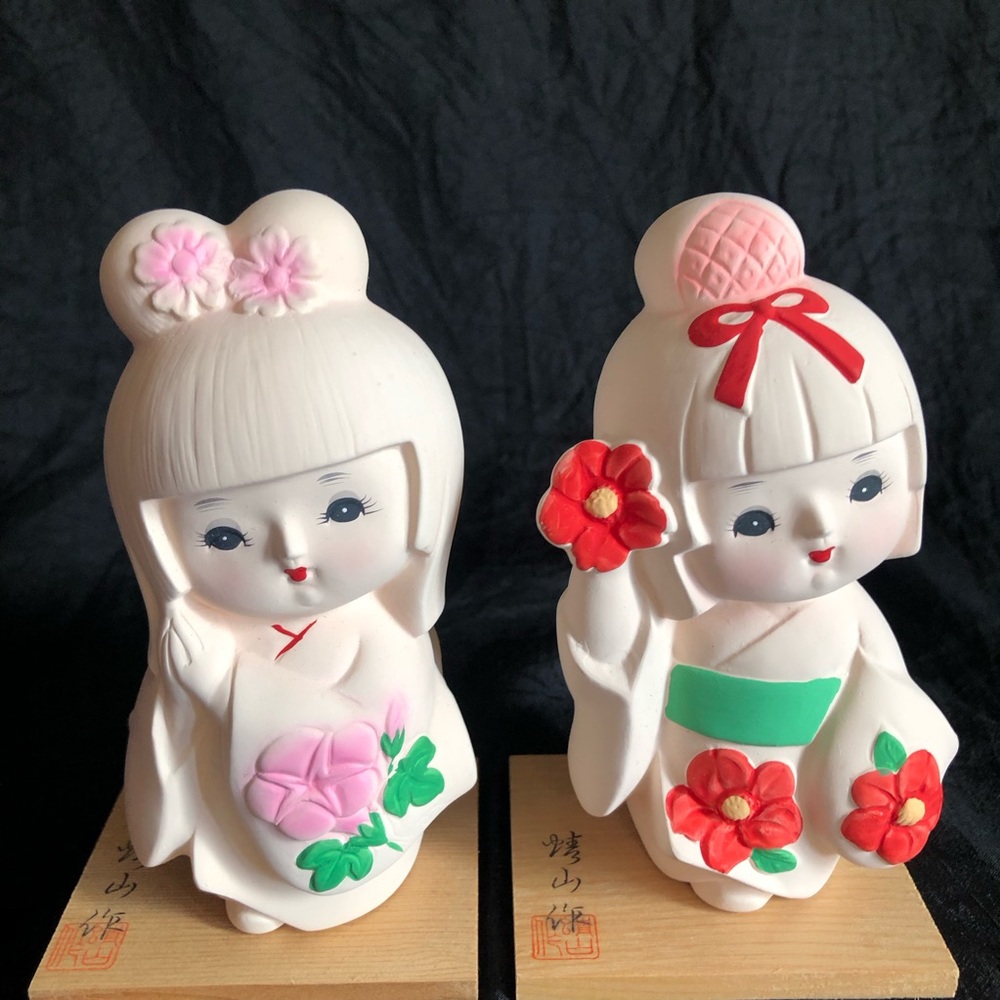 Vintage Japanese 5” Dolls